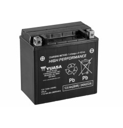 YUASA battery for SUZUKI DL 1000 V-STROM, KAWASAKI KFX 700, HUSQVARNA SM 610 I.E and HONDA TRX 450 ES FOURTRAX FOREMAN 4WD
