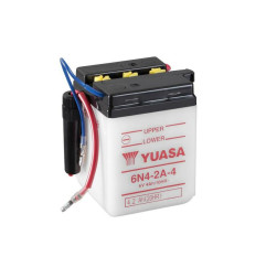 YUASA battery for YAMAHA CHAPPY 50, SUZUKI TS 100, TS 185, HONDA XL 125 S, XL 250 S and APRILIA TUAREG 125 RALLY 1973-1995