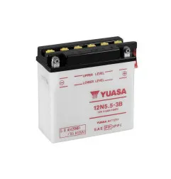 Batería YUASA para APRILIA ETX 600, GILERA SP 01 125, KAWASAKI S1 250 MACH I y YAMAHA YZF 125 de 1972 a 2013