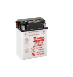 Batterie YUASA conventionnelle sans pack acide pour YAMAHA YFB 250 TIMBERWOLF 2WD, YFM 350 WARRIOR 2WD, YFM 350 WOLVERINE 2WD