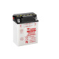 Batterie YUASA conventionnelle sans pack acide pour YAMAHA YFB 250 TIMBERWOLF 2WD, YFM 350 WARRIOR 2WD, YFM 350 WOLVERINE 2WD