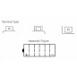 Batterie YUASA conventionnelle sans pack acide pour YAMAHA YFB 250 TIMBERWOLF 2WD, YFM 350 WARRIOR 2WD, YFM 350 WOLVERINE 2WD