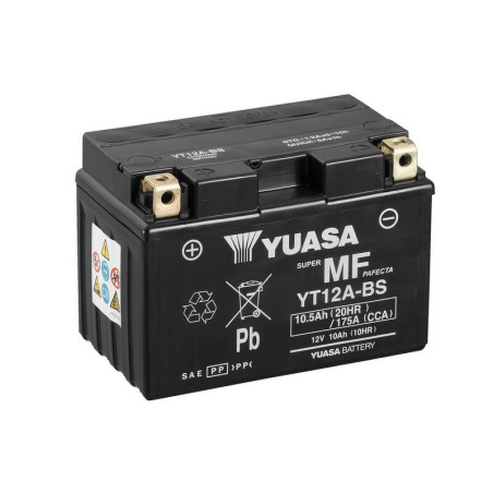 YUASA Batterie für HUSQVARNA SVARTPILEN 125, SVARTPILEN 401, VITPILEN 401 und KTM ADVENTURE 790, ADVENTURE 890, SMT 890