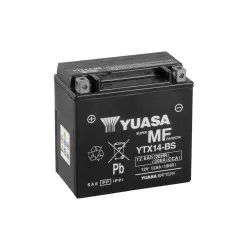 Batterie YUASA sans entretien avec pack acide pour HONDA, KAWASAKI, SUZUKI et HUSQVARNA de 1979 à 2025