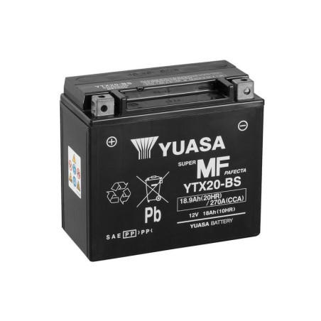 Batterie YUASA sans entretien avec pack acide pour CAN-AM COMMANDER 1000 EFI XT, COMMANDER 800, COMMANDER MAX 1000 EFI DPS