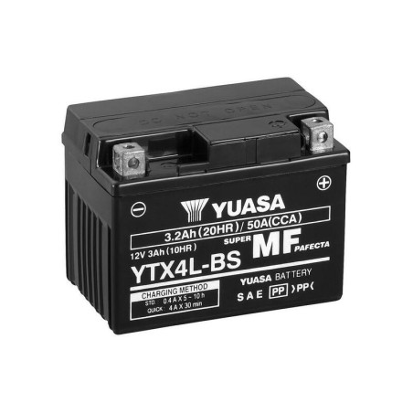 Batterie YUASA sans entretien avec pack acide pour KTM EXC 300, HONDA CR 125, APRILIA RX 50 et HUSQVARNA WR 125 de 1976 à 2027
