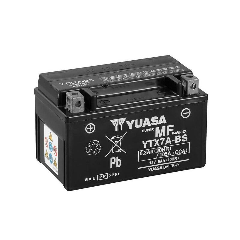 Batería YUASA Combipack (con electrolito) para APRILIA SXV 450, SUZUKI LTZ 90, DAELIM NS 125 y HONDA XL 125 de 1997 a 2026