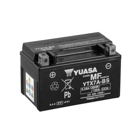 YUASA Battery Maintenance Free with Acid Pack for APRILIA SXV 450, SUZUKI LTZ 90, DAELIM NS 125 and HONDA XL 125 1997-2026