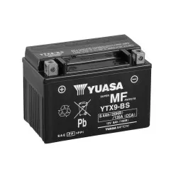 Batterie YUASA sans entretien avec pack acide pour HONDA XR 650 L, KTM ADVENTURE 390, SUZUKI DR 650 SE et POLARIS PREDATOR 500