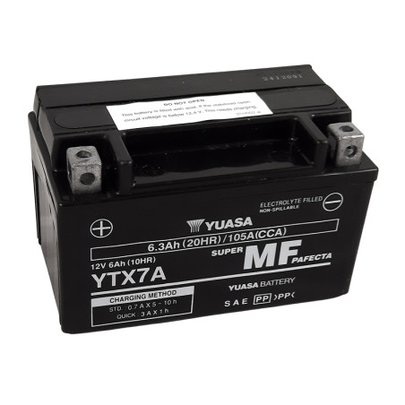 YUASA Batterie für APRILIA SXV 450, SUZUKI LTZ 90, DAELIM BESBI 125 und HONDA XL 125 1997-2026