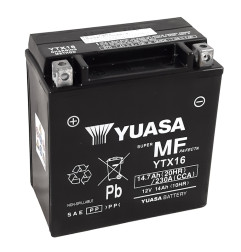 YUASA battery for SUZUKI LT-A 500 QUADRUNNER 4WD, LT-A 500 VINSON AUTOMATIC 4WD, LT-F 500 QUADRUNNER 4WD 2000-2008