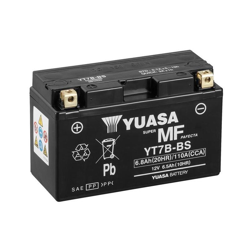 YUASA W/C Battery Maintenance Free Factory Activated for SUZUKI DRZ 400, CAN-AM DS 450, YAMAHA TTR 250 and RIEJU TANGO 125