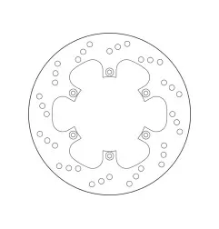 Disque de frein BREMBO Serie Oro rond fixe pour APRILIA CUBE 650, PEGASO 600, PEGASO 650, PEGASO 650 IE, PEGASO 650 STRADA