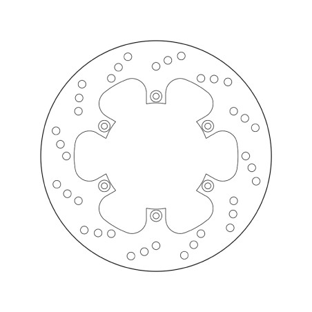 Disco de freno BREMBO Serie Oro redondo fijo para APRILIA CUBE 650, PEGASO 600, PEGASO 650, PEGASO 650 IE, PEGASO 650 STRADA