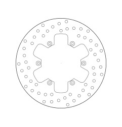 Disque de frein BREMBO Serie Oro rond fixe pour YAMAHA TT 600, TT 600 RE de 1997 à 2004