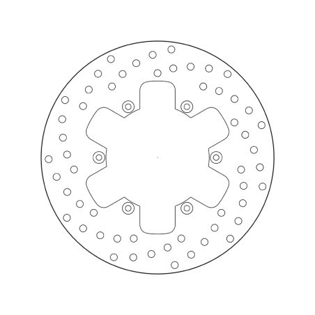 Disque de frein BREMBO Serie Oro rond fixe pour YAMAHA TT 600, TT 600 RE de 1997 à 2004