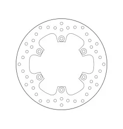 BREMBO brake disc for YAMAHA XT 600 1990-1994