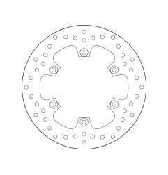 Disque de frein BREMBO Serie Oro rond fixe pour YAMAHA XT 600 de 1990 à 1994