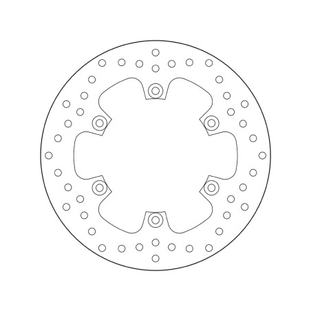 Disque de frein BREMBO Serie Oro rond fixe pour YAMAHA XT 600 de 1990 à 1994