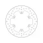 BREMBO Serie Oro Round Fixed Brake Disc for YAMAHA XT 600 1990-1994