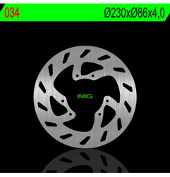 NG brake disc for YAMAHA YZ 125, YZ 490 1985-1987