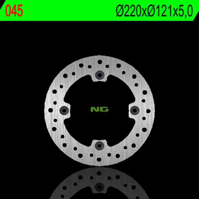NG BRAKES Bremsscheibe rund starr für HONDA CR 125, CR 250, CR 500 1989-1997