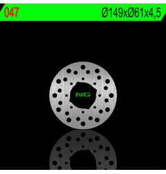 Disque de frein NG BRAKES rond fixe pour POLARIS SPORTSMAN 400, SPORTSMAN 500 HO de 2000 à 2003