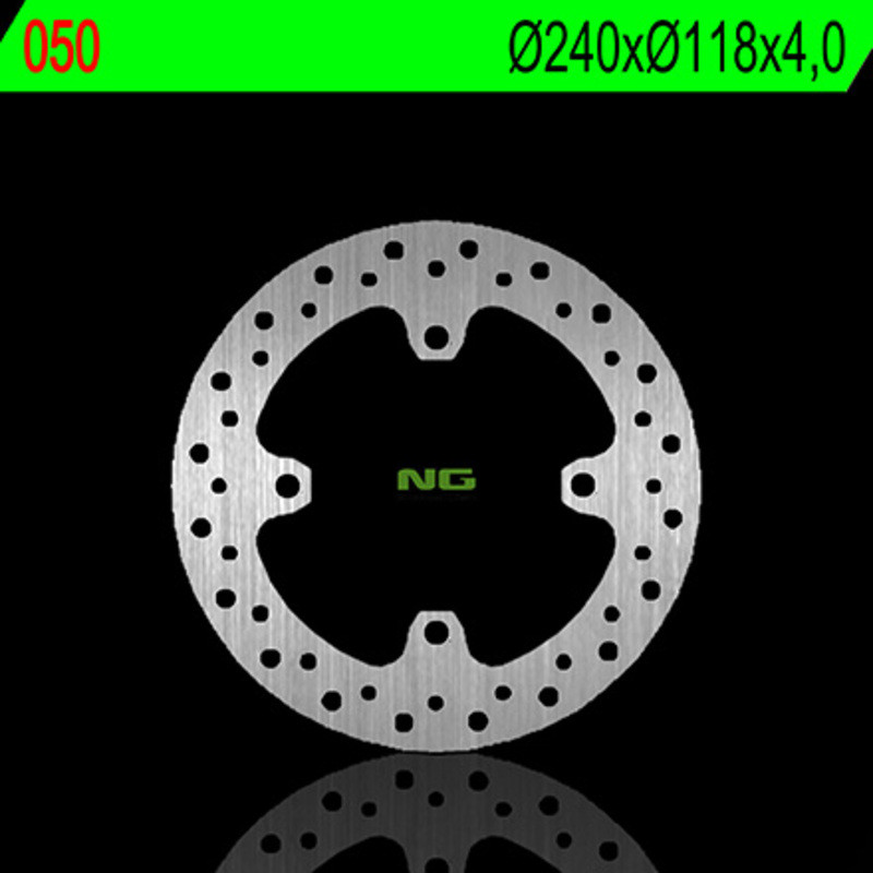 Disco de freno NG BRAKES redondo fijo para HONDA CR 125, XR 600 de 1985 a 1994