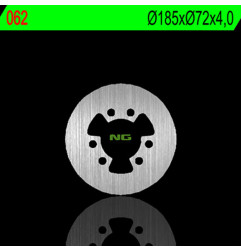 NG Bremsscheibe für GAS GAS CONTACT JTX 250, CONTACT TX 250 1997-1998