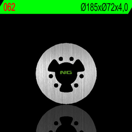 Disque de frein NG BRAKES rond fixe pour GAS GAS CONTACT JTX 250, CONTACT TX 250 de 1997 à 1998