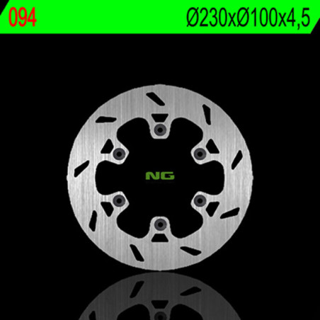 Disque de frein NG BRAKES rond fixe pour KAWASAKI KLX 250, KLX 650 de 1993 à 2001