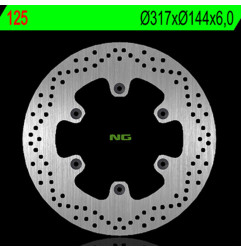 NG brake disc for KTM SX 250, GAS GAS MC 250 and HUSQVARNA TC 250 2024-2025