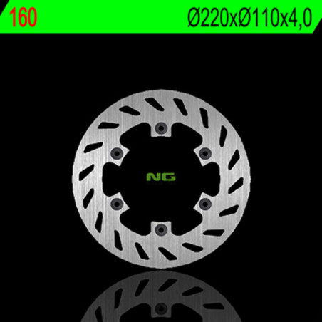 Disque de frein NG BRAKES rond fixe pour APRILIA ETX 125, RX 50 de 1985 à 2008