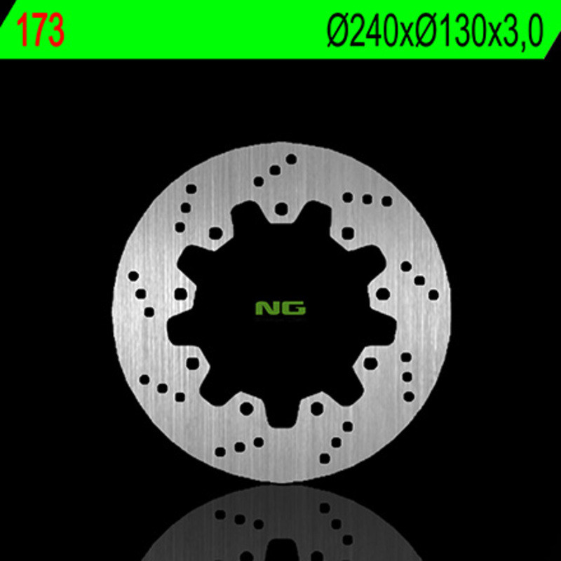 Disco de freno NG BRAKES redondo fijo para KAWASAKI KDX 200, KLR 250, KMX 200 de 1978 a 1999