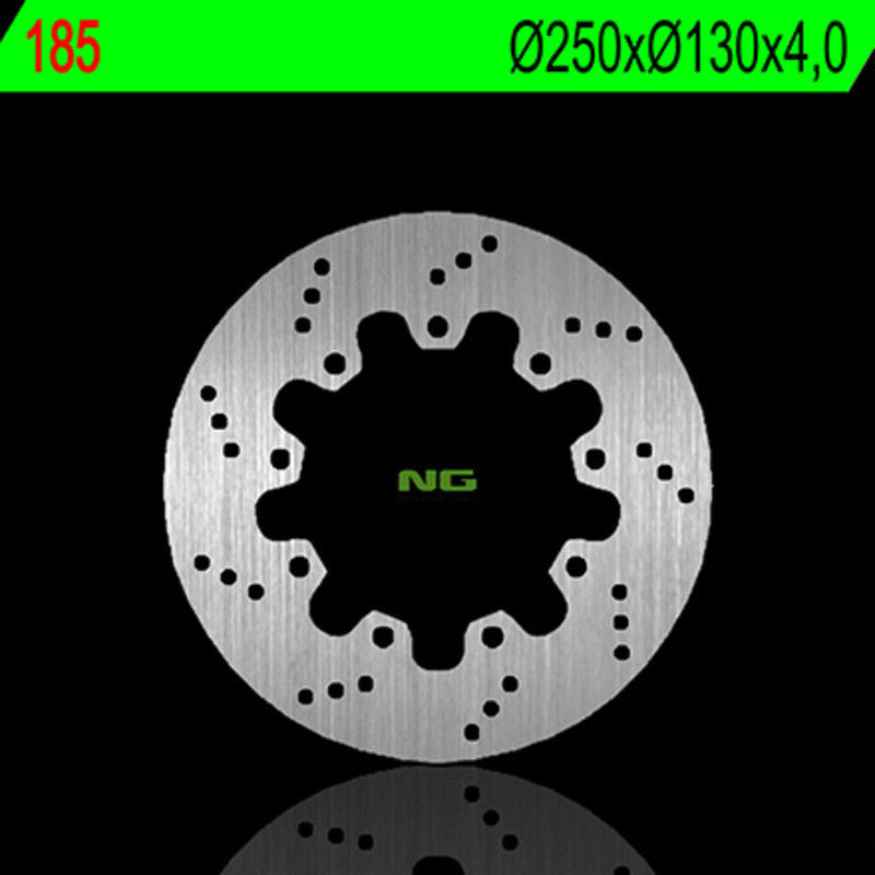 Disque de frein NG BRAKES rond fixe pour KAWASAKI KLR 600 de 1984 à 1994
