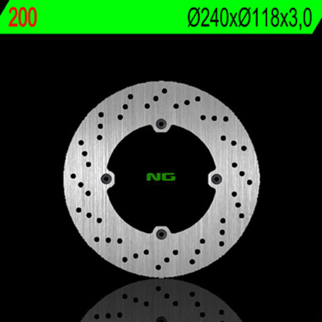 NG BRAKES Round Fixed Brake Disc for HONDA CR 125, XL 600, XL 600 RM 1983-1988