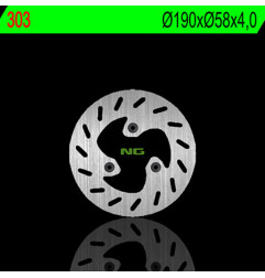 Disque de frein NG BRAKES rond fixe pour BETA EIKON 125, EIKON 50, QUADRA 50, RIEJU MRT 50 SM PRO et TGB BLADE 425 SE 4X4