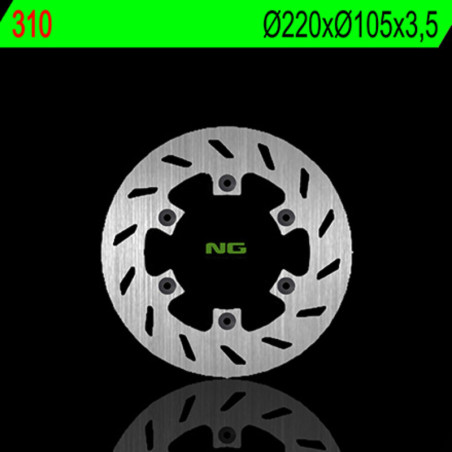 Disco de freno NG BRAKES redondo fijo para BETA RR 125, RR 50, RR 50 MOTARD, RR 50 MOTARD SPORT, RR 50 MOTARD TRACK