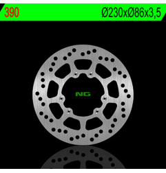 Disco de freno NG para YAMAHA DT 125, DT 125 RE, TT 350, TT 600, YZ 125 de 1985 a 2005