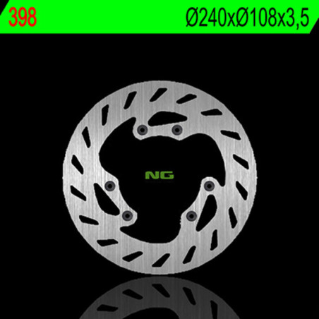NG BRAKES Round Fixed Brake Disc for HM CRE 50 DERAPAGE, CRE 50 DERAPAGE RR and SHERCO SE 125 CITYCORP, SE 50 2002-2017