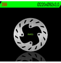 Disque de frein NG BRAKES rond fixe pour YAMAHA DT 50, TTR 125 de 1998 à 2021