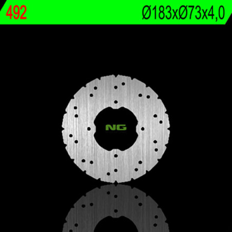 Disque de frein NG BRAKES rond fixe pour POLARIS SCRAMBLER 400, SCRAMBLER 500, SPORT 400 L, TRAIL BLAZER 330 de 1994 à 2009