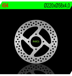Disco de freno NG para YAMAHA YFM 660 RAPTOR 2WD, YFS 200 BLASTER 2WD, YFZ 350 BANSHEE 2WD de 1988 a 2009