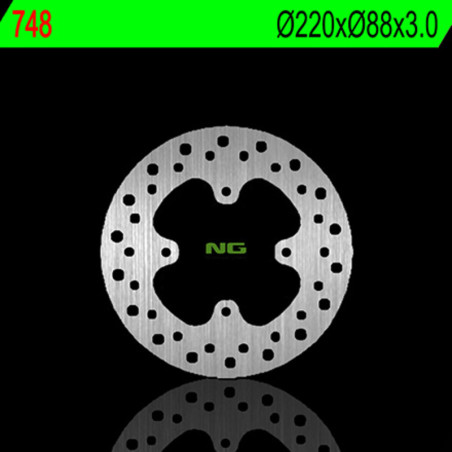 NG BRAKES Bremsscheibe rund starr für HONDA CR 80, CR 85 1985-2007