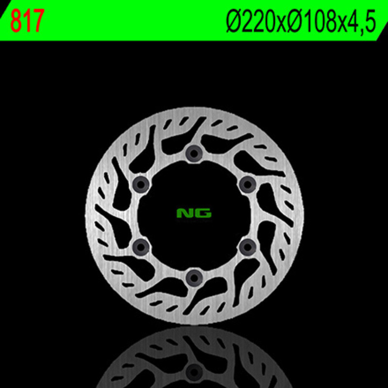 NG BRAKES Bremsscheibe rund starr für GAS GAS WILD HP 300, WILD HP 450 2003-2008 - 817