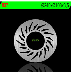 Disco de freno NG para YAMAHA DT 50, XT 125 de 2005 a 2011