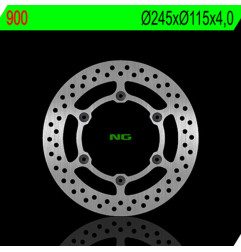 Disque de frein NG BRAKES rond fixe pour YAMAHA TTR 250, WR 200 de 1992 à 2003