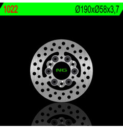 Disque de frein NG BRAKES rond fixe pour BETA EIKON 50, APRILIA HABANA 125, RIEJU MRT 50 SM PRO et TGB BLADE 425 SE 4X4