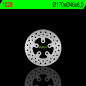 Disque de frein NG BRAKES rond fixe pour HONDA TRX 650 FA FOURTRAX RINCON 4WD de 2003 à 2004