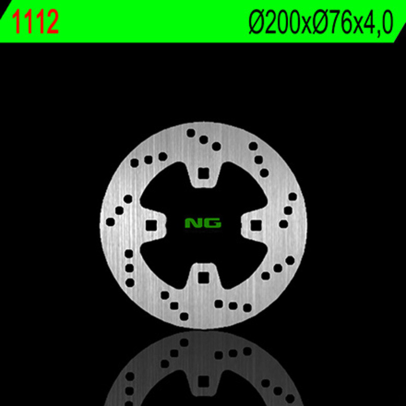 Disque de frein NG BRAKES rond fixe pour KTM SX 450, SX 505, XC 450, XC 525 de 2008 à 2012